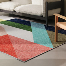 Watermelon View Machine Washable Rug