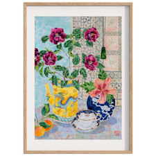 Pasifika Framed Paper Print Wall Art