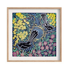 Bush Tucker & Medicines Framed Paper Print Wall Art