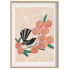 Djidi Djidi Dreaming Framed Paper Print Wall Art