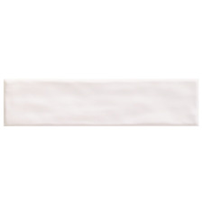 Maia Satin White Subway Ceramic Tile