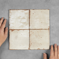 Amelia Sand Square Ceramic Tile