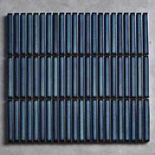 Soho Gloss Shadow Dark Green Kit Kat Porcelain Mosaic Tile