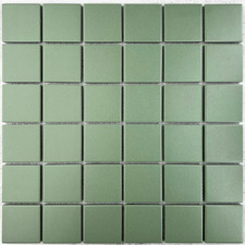 Sasha Matt Pistachio Medium Square Porcelain Mosaic Tile