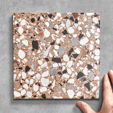 Broome Matt Terracotta Terrazzo Look Porcelain Tile