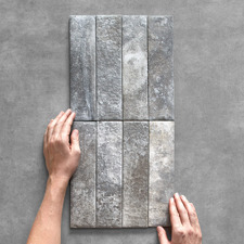 Newtown Matt Mud Subway Porcelain Tile