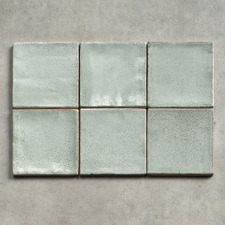 Naples Gloss Matcha Small Square Ceramic Tile