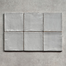 Naples Gloss Smoke Small Square Ceramic Tile