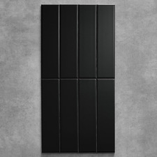 Hanna Matt Black Subway Ceramic Tile