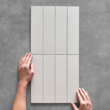 Hanna Matt Off-White Subway Ceramic Tile