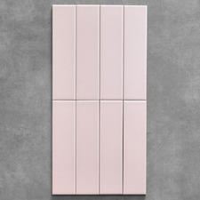 Hanna Matt Pastel Pink Subway Ceramic Tile