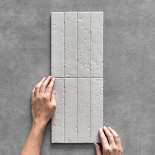 Elena Matt Cotton Subway Porcelain Tile