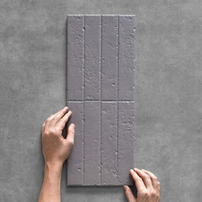 Elena Matt Mud Subway Porcelain Tile
