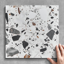 Lorenzo 300 x 300mm Matt Multi-Colour Terrazzo Look Porcelain Tile