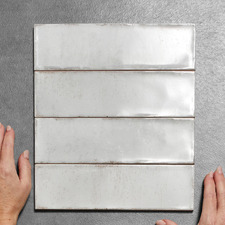 Seville Pearl White Subway Ceramic Tile