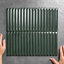Akira Jade Kit Kat Porcelain Mosaic Tile
