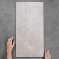 Cooper Grey Rectangle Porcelain Tile