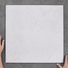 Quinn White Square Porcelain Tile