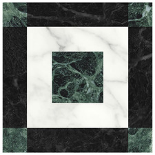 Cassian Decorative Green Square Porcelain Tile