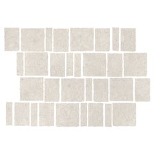 Evander Matt Beige Stone Look Porcelain Mosaic Tile