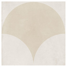 Nikos 200 x 200mm Matt Butter Large Fishscale Square Tile