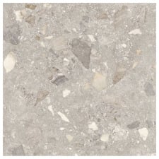 Evander Matt Grey Terrazzo Look Porcelain Tile
