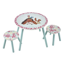 Disney Home Kids' Moana 2 Seater Table & Chairs Set