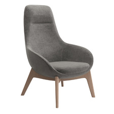 Muse Plus Oak Wood Armchair