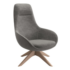 Muse Plus Upholstered Swivel Armchair