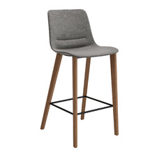 75cm Unica Upholstered Bar Stool