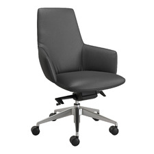 Wing Faux Leather Office Chair
