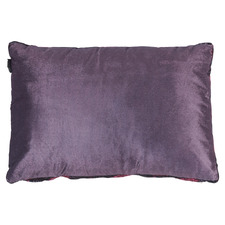 Aubergine Boline Velvet Cushion