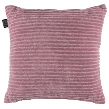 Pink Ribbed Velvet Cushion
