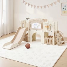 Keezi Slide Play Centre with Drawing Board