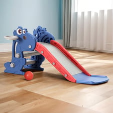 Keezi Dragon Slide with Basketball Hoop