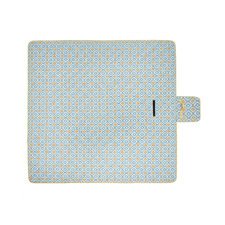 Yellow & Blue Juniper Waterproof Picnic Blanket