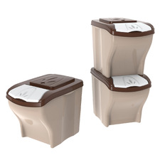 Dawson 20L Modular Pet Storage Containers (Set of 3)