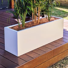 Willow Rectangular Galvanised Steel Box Planter