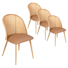 Lathen Faux Leather Dining Chairs (Set of 4)