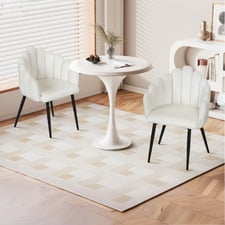 (Set of 2) Huxley Dutch Velvet Dining Chairs