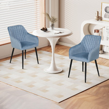 Corbin Dutch Velvet Dining Chairs (Set of 2)