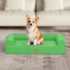 Green Trista Orthopedic Calming Dog Bed