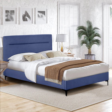 Emelia Upholstered Queen Platform Bed