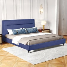 Emelia Upholstered Queen Platform Bed