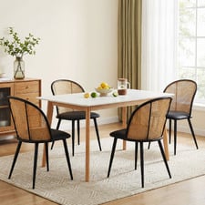 Lathen Faux Leather Dining Chairs (Set of 4)