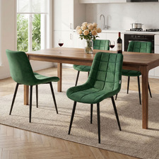 Keat Velvet Dining Chairs (Set of 4)
