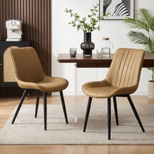 Blair Faux Leather Dining Chairs (Set of 2)
