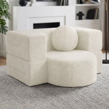 Sora Single Chenille Compressed Sofa Bed