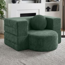 Sora Single Chenille Compressed Sofa Bed