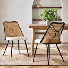 Ellowyn PE Rattan Dining Chairs (Set of 2)